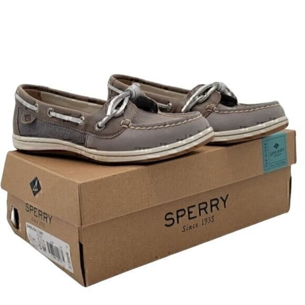 Sperry Barrelfish Lt. Grey size 5M - Picture 4 of 8